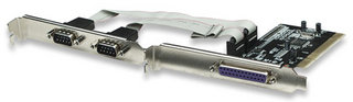 Tarjeta PCI Serial/Paralelo Manhattan 158251, 2x DB9 + 1x DB25 - imagen 3