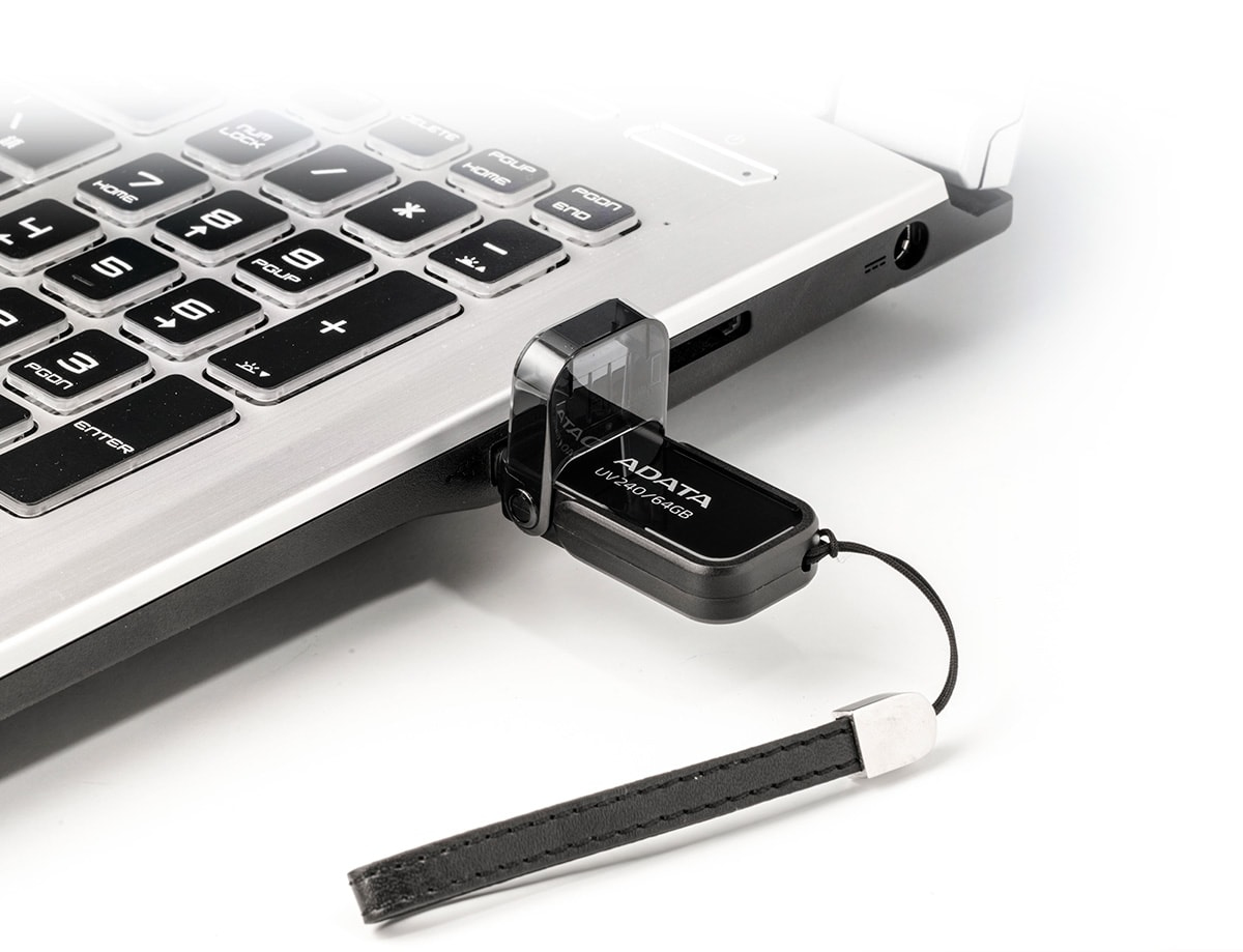 MEM. USB 2.0 64GB NEG. AUV240-64G-RBK