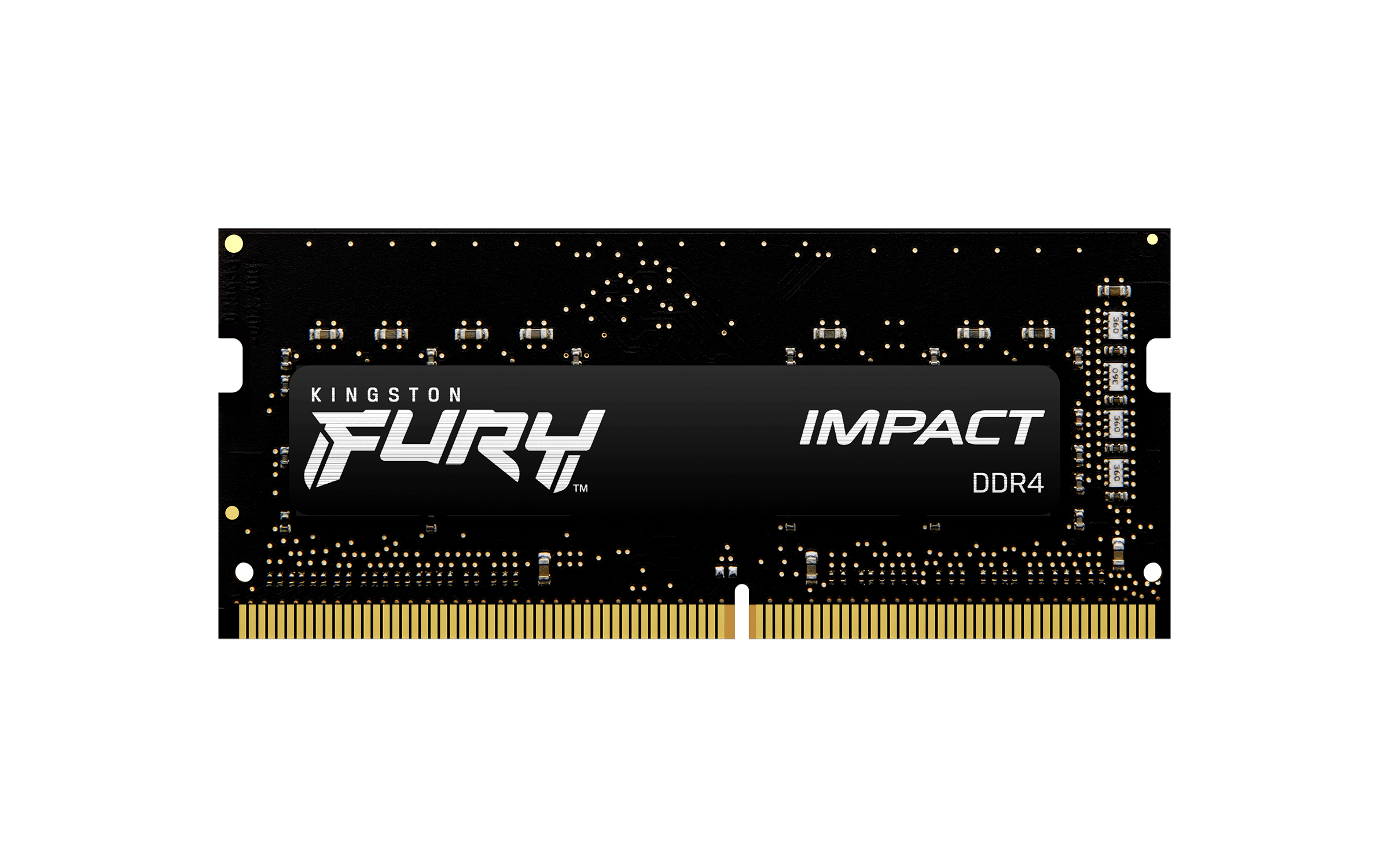 Memoria RAM DDR4 SO-DIMM 16GB 3200MHz CL20, Kingston Fury Impact, Color Negro. KF432S20IB/16