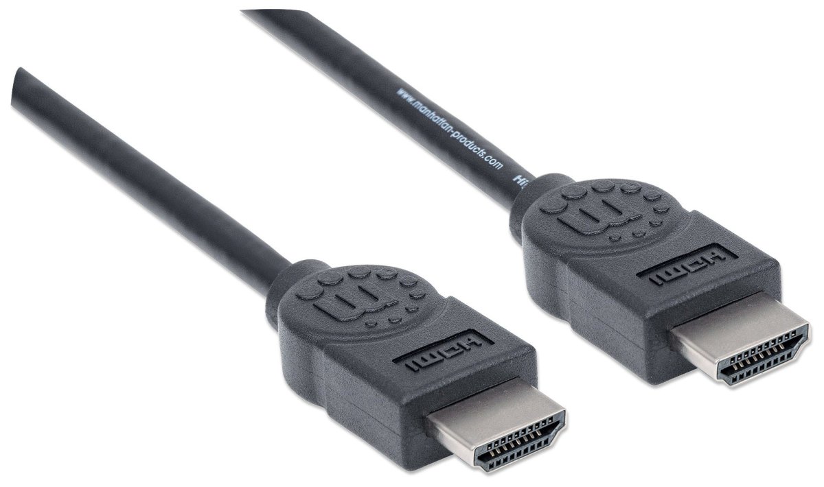 Cable de Video 1.8m HDMI a HDMI Manhattan 306119, Hasta 4K 30Hz, Color Negro - imagen 2