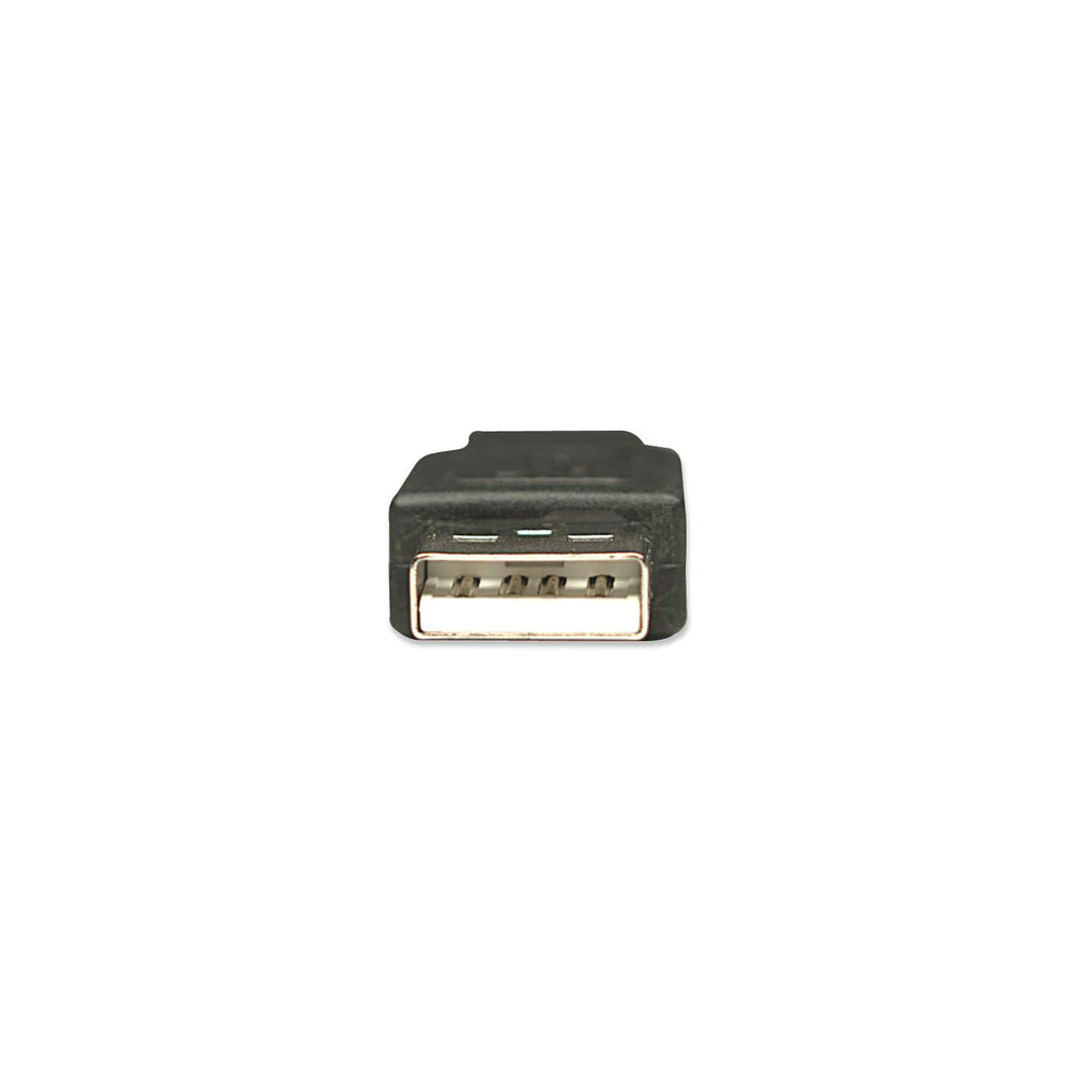 Cable USB-A 2.0 a USB-A 2.0 1.8m Manhattan 306089, 480Mbps, Color Negro - imagen 3