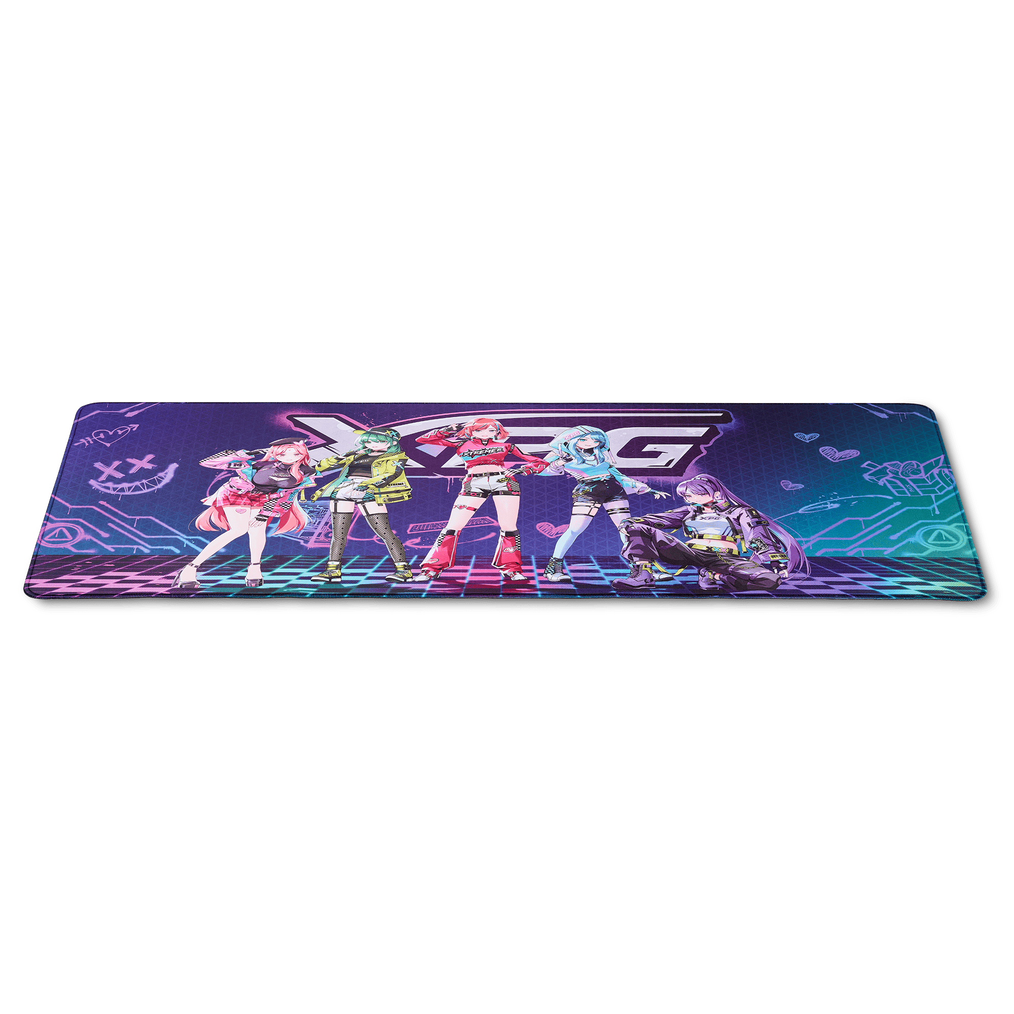 Mousepad XPG Frontline XL XTREMESAGA04-BKCWW, Microfibra, 90cm x 40cm x 3mm, Bordes Cosidos, Color Negro - imagen 2