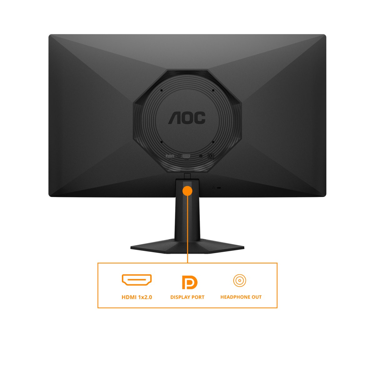 Monitor 27" 1920x1080 144Hz 0.5ms, AOC 27G50F, Panel IPS, G-Sync, 1 HDMI + 1 DisplayPort, VESA 100mm, Color Negro - imagen 4