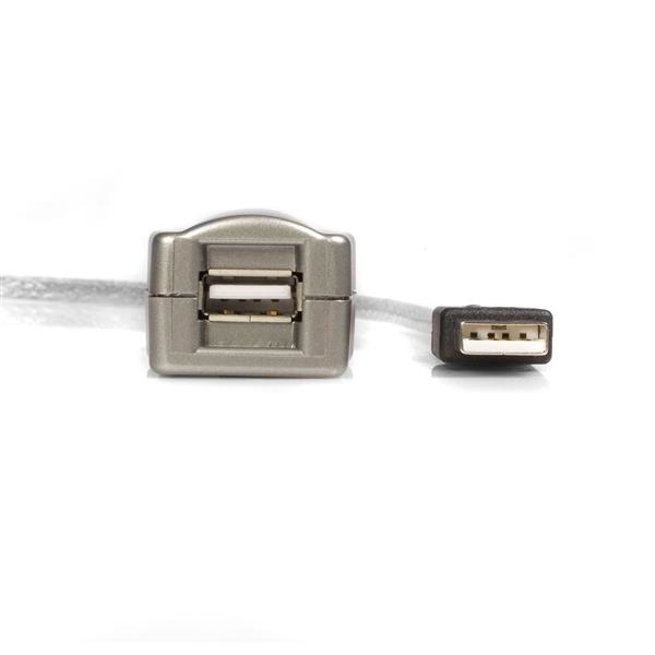 Extension Activa USB-A 2.0 Macho a Hembra 4.5m Startech USB2FAAEXT15, 480Mbps, Color Gris - imagen 2