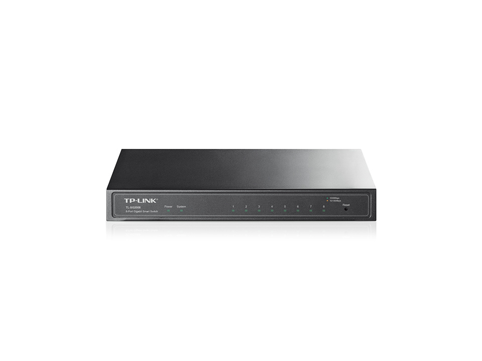 Switch 8 Puertos Gigabit p/Escritorio Tp-Link OMADA TL-SG2008, Administrable, Caja de Metal - imagen 1