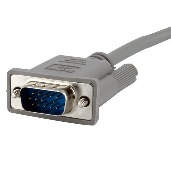 Cable de Video 4.5m VGA a VGA Startech MXT101MM15, Hasta 800x600, Color Gris - imagen 2
