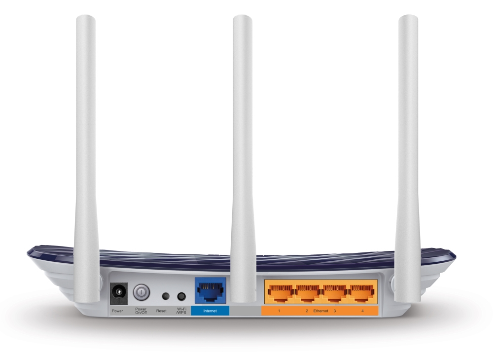 Router TP-Link Fast Ethernet de Banda Dual ARCHER C20 WISP, Inalámbrico, 433Mbit/s, 5x RJ-45, 2.4/5GHz, con 3 Antenas Ex - imagen 3