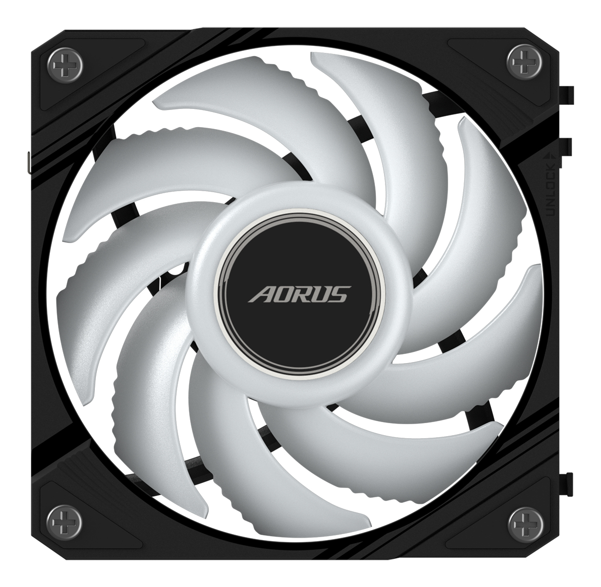 Ventilador 120mm Aorus EZ Chain Fan 120, 2000 RPM, ARGB, Sistema en Cadena, Color Negro