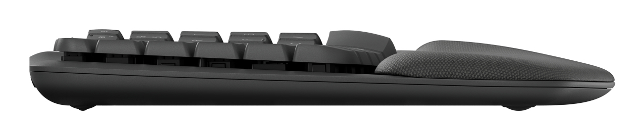 Teclado Inalámbrico Logitech Wave Keys Alcance 10 m Color Grafito 920-012278