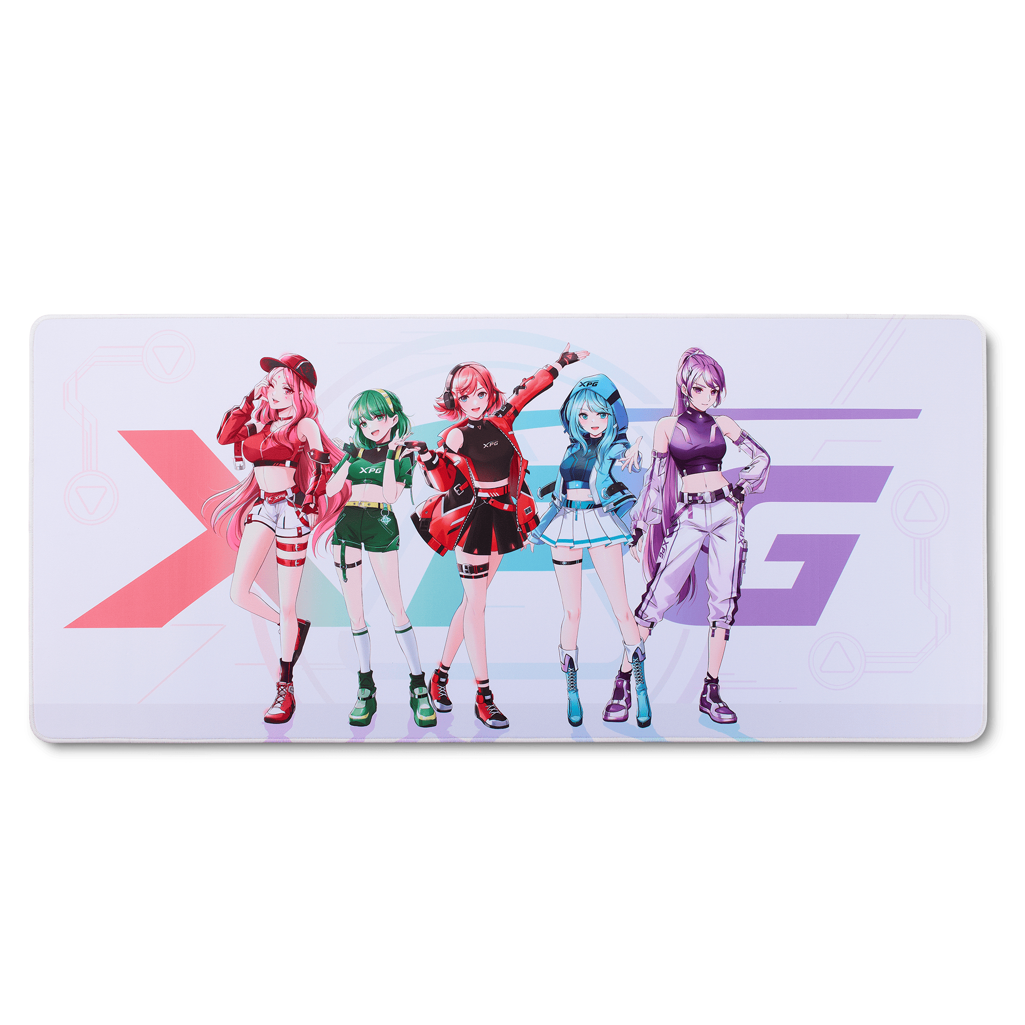 Mousepad XPG Frontline XL XTREMESAGA03-BKCWW, Microfibra, 90cm x 40cm x 3mm, Bordes Cosidos, Color Negro - imagen 1