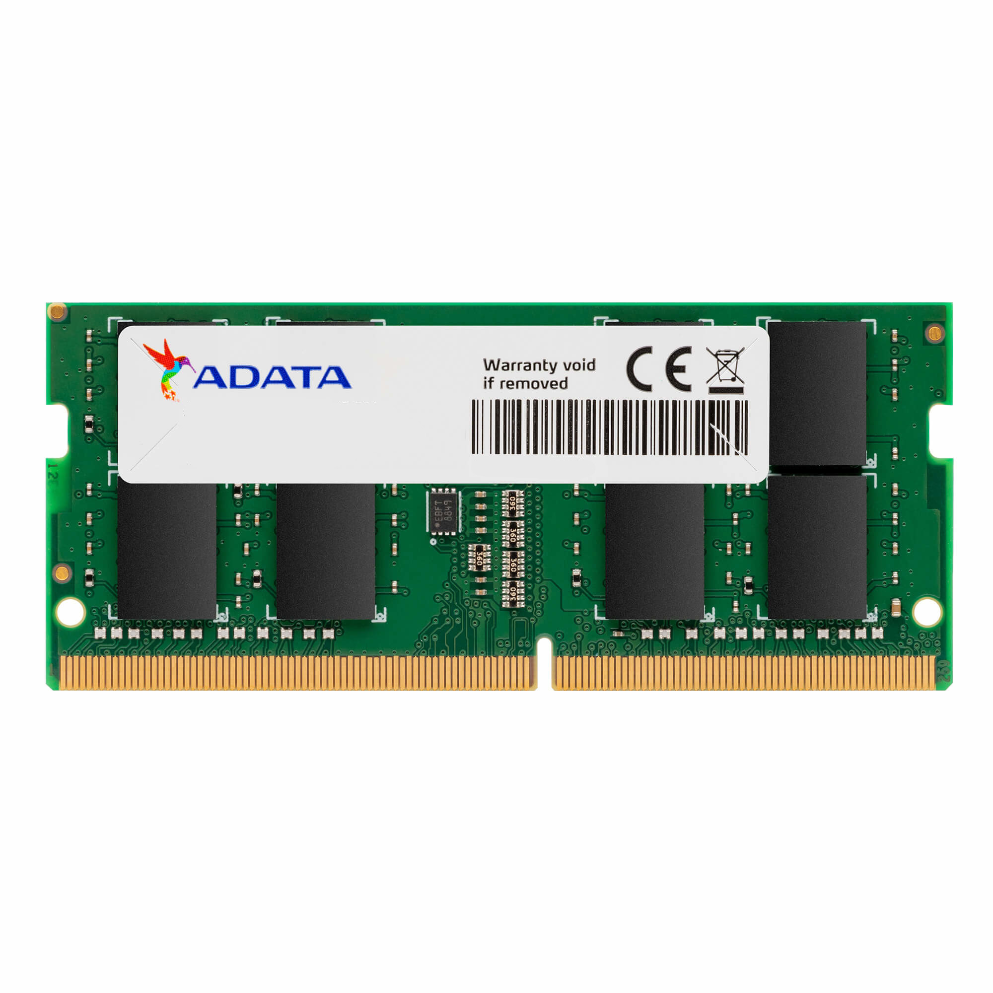 Memoria RAM DDR4 SO-DIMM 32GB 3200MHz CL22, Adata, Color Verde. AD4S320032G22-SGN - imagen 1