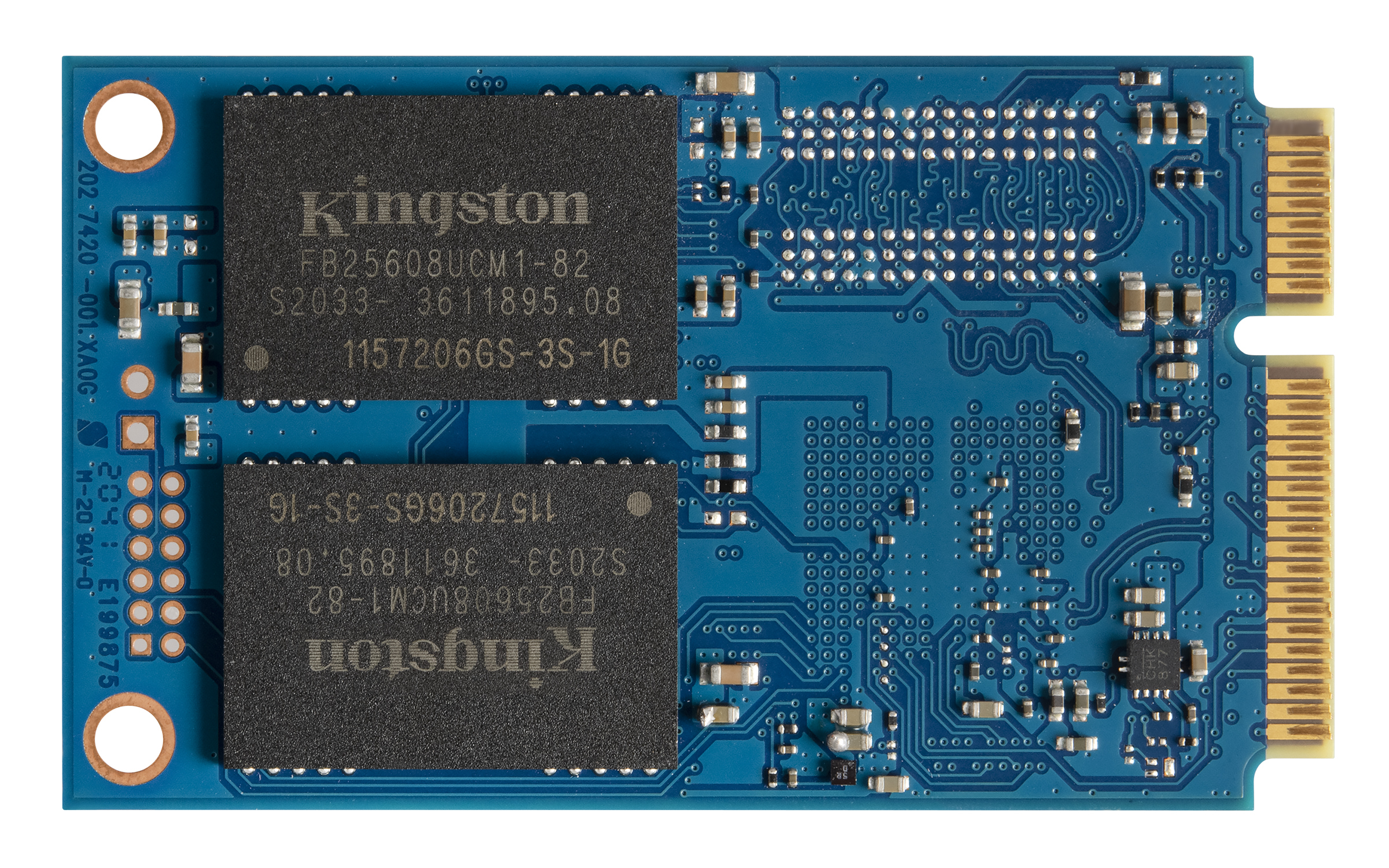 SSD MSATA 1024GB Kingston KC600, Lectura 550MB/s Escritura 520MB/s. SKC600MS/1024G - imagen 2