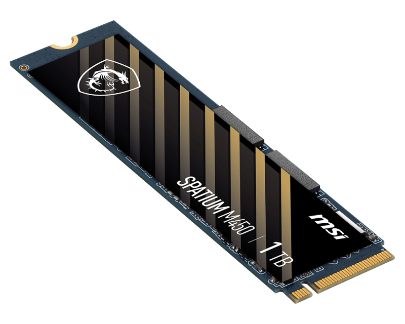 SSD M.2 NVMe PCIe 4 1TB MSI SPATIUM M450, Lectura 3600MB/s Escritura 3000MB/s