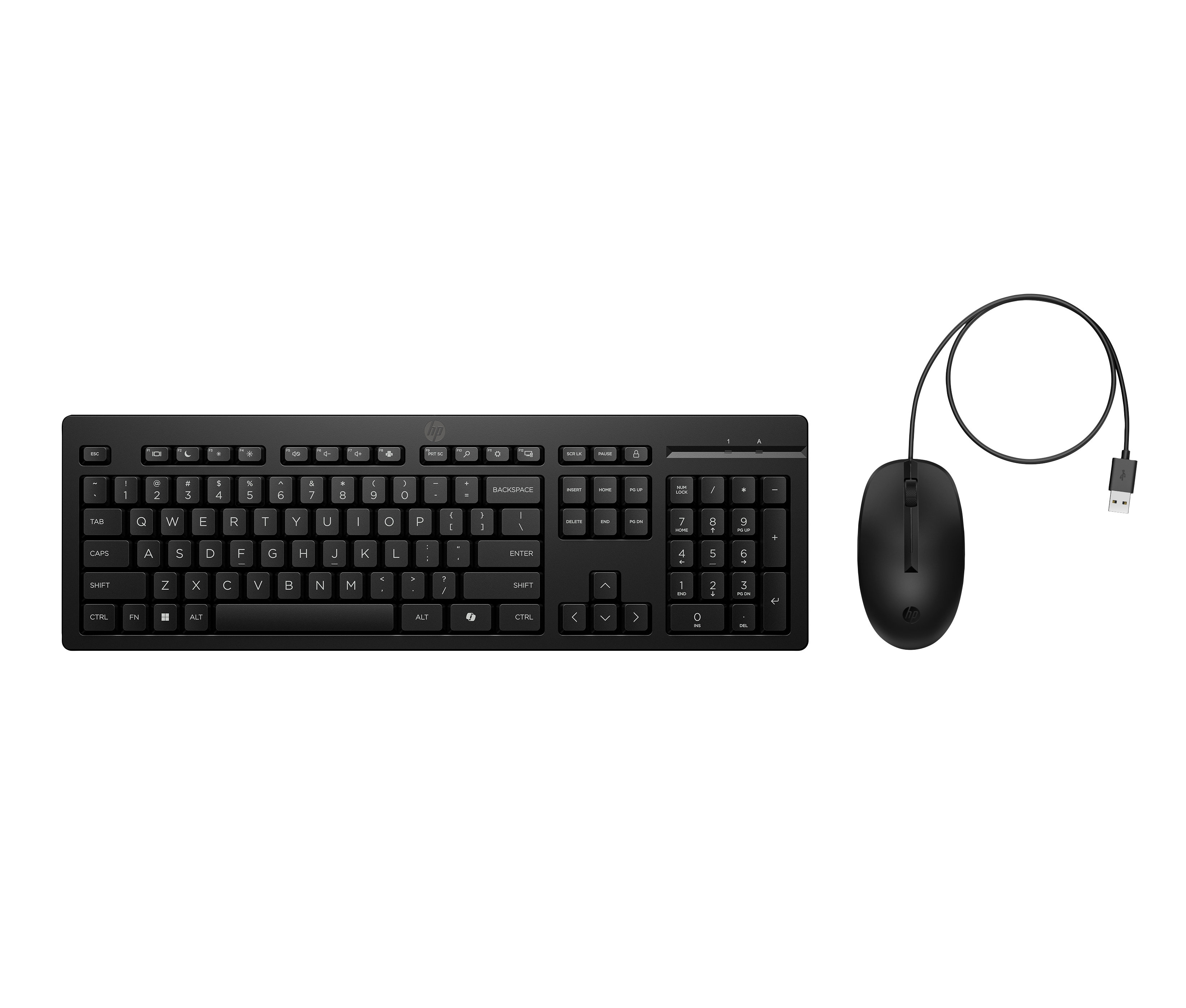 Kit de Teclado y Mouse HP 225, Alámbrico, USB-A, Negro, Español - imagen 4