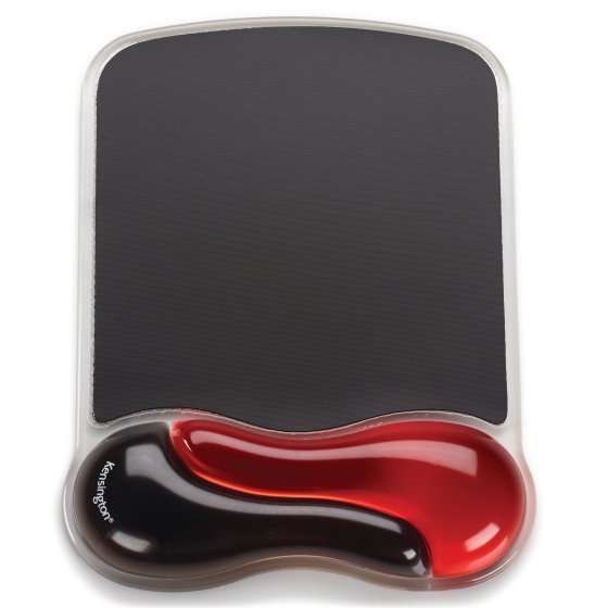 MousePad Kensington Duo Gel con Descansa Muñecas, Rigido, Negro/Rojo - imagen 4