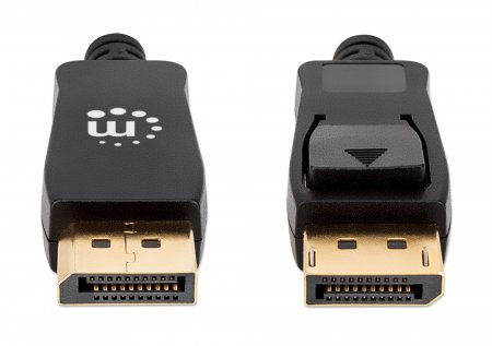 Cable de Video 2m DisplayPort a DisplayPort 1.4 Manhattan 353618, 8K 60Hz, 4K 144Hz, 1080p 240Hz, Color Negro - imagen 3