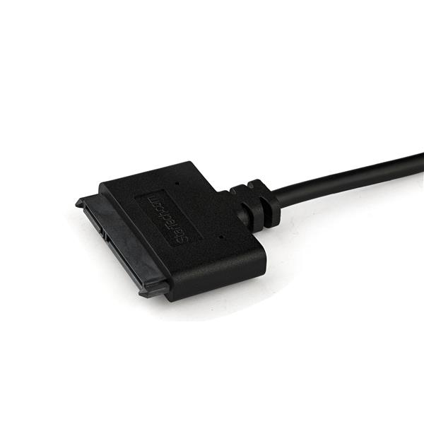 Cable Adaptador USB-A 3.0 a SATA III Startech USB3S2SAT3CB, Soporta HDD y SSD de 2.5", 50cm, Color Negro - imagen 2