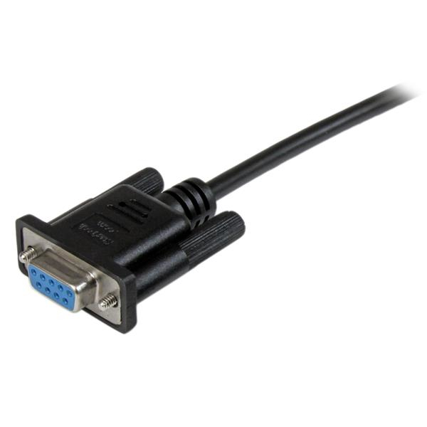 CABLE 2M NULO MODEM SERIAL RS232 DB9 HEM - imagen 2