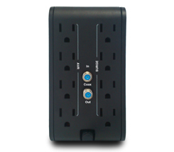 Regulador de Voltaje 1000VA/500W CDP RU-AVR 1008. 4 Tomas AVR y Supresion d/P. + 4 Tomas con Supresion d/P. + 4 USB 2.1A