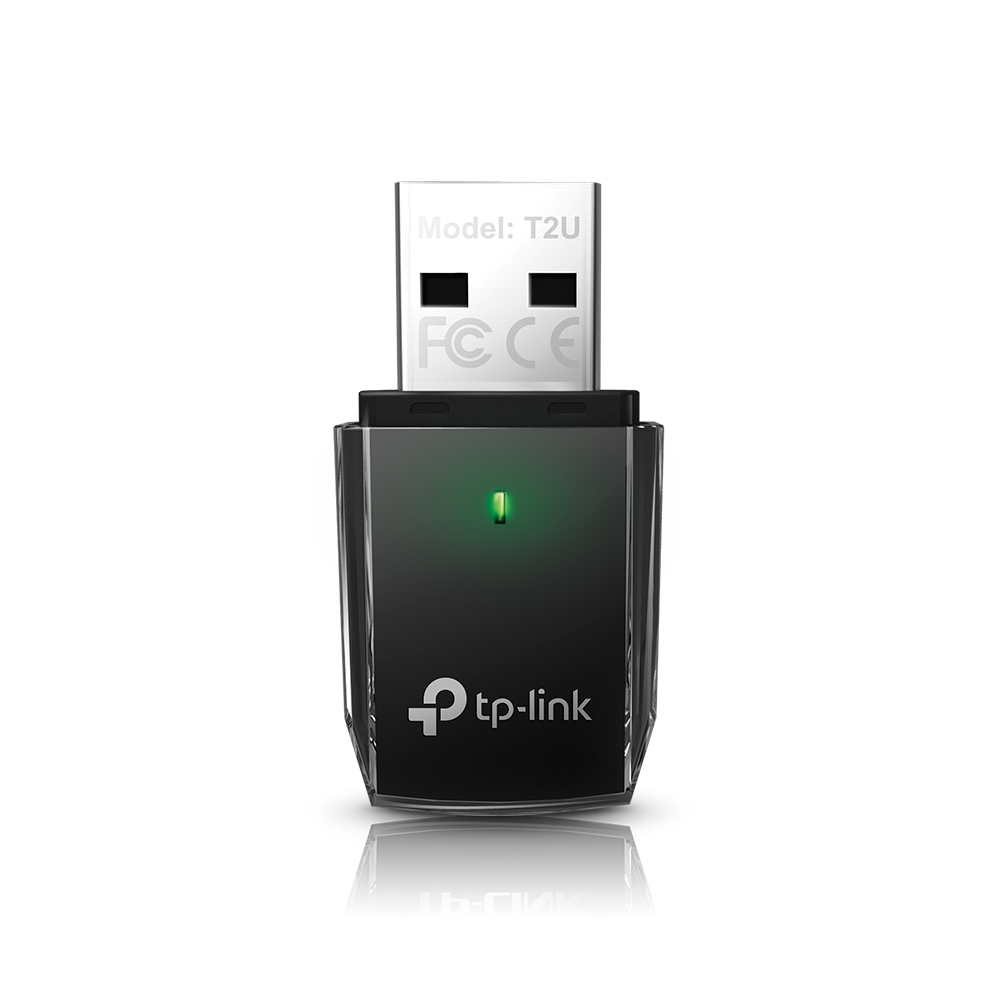 Adaptador de Wi-Fi USB-A Tp-Link Archer T2U, 2.4GHz 150Mbps/5GHz 433Mbps