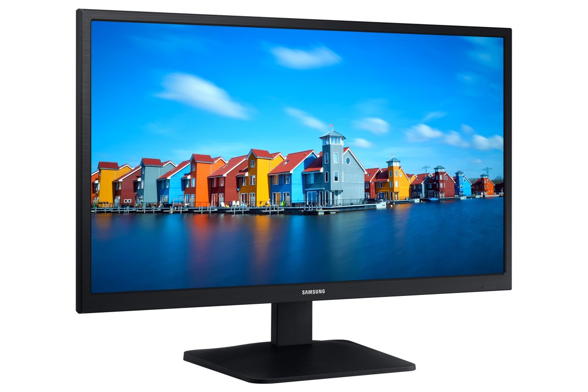 Monitor 24" 1920x1080 60Hz 5ms, Samsung LS24A336NHLXZX, Panel VA, 1 VGA 1 HDMI, VESA 75mm, Negro - imagen 4