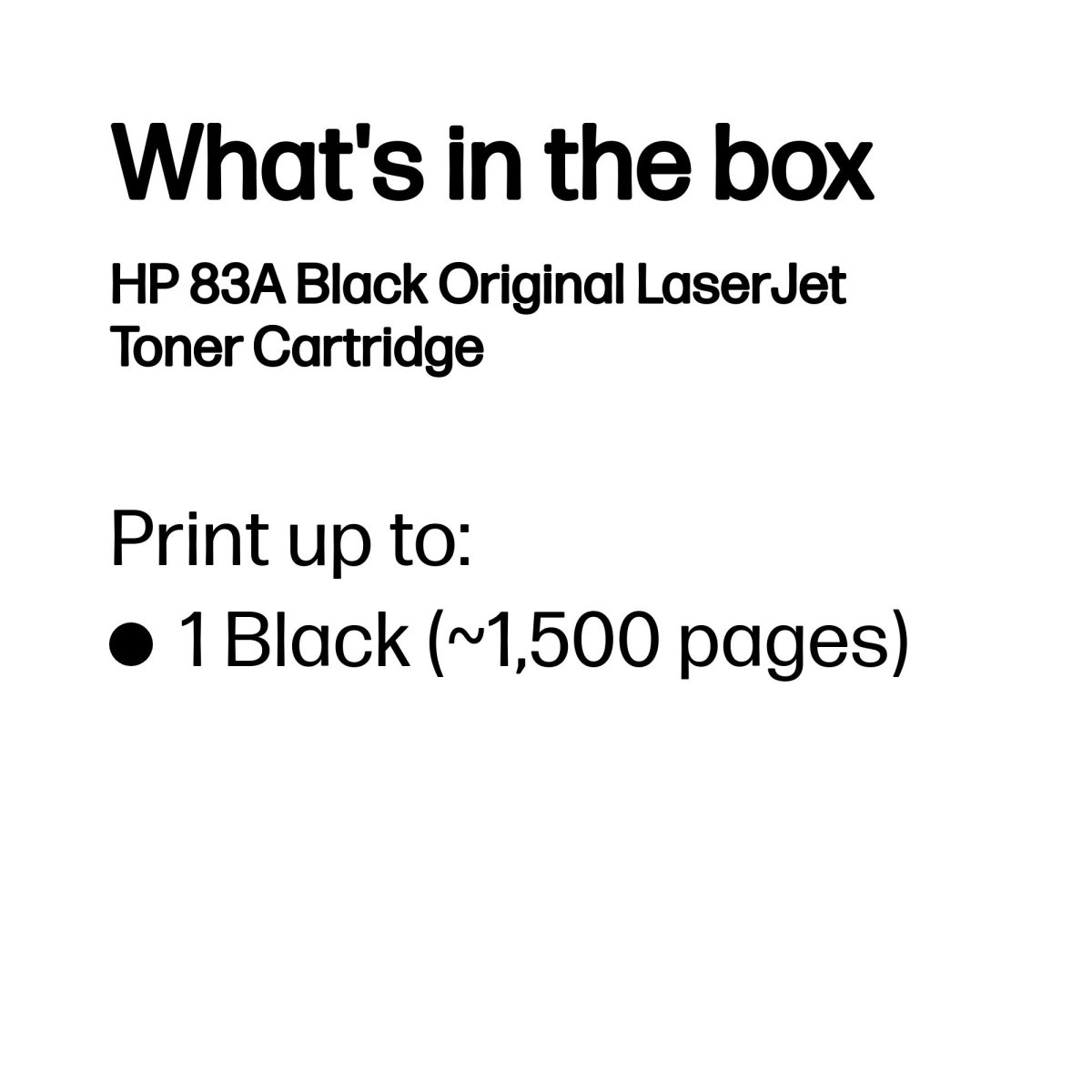 Tóner HP 83A CF283A, negro, 1,500 páginas - imagen 2