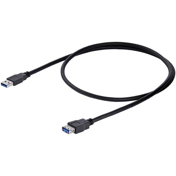 Extension USB-A 3.0 1m Startech USB3SEXT1MBK, 5Gbps, Color Negro - imagen 4