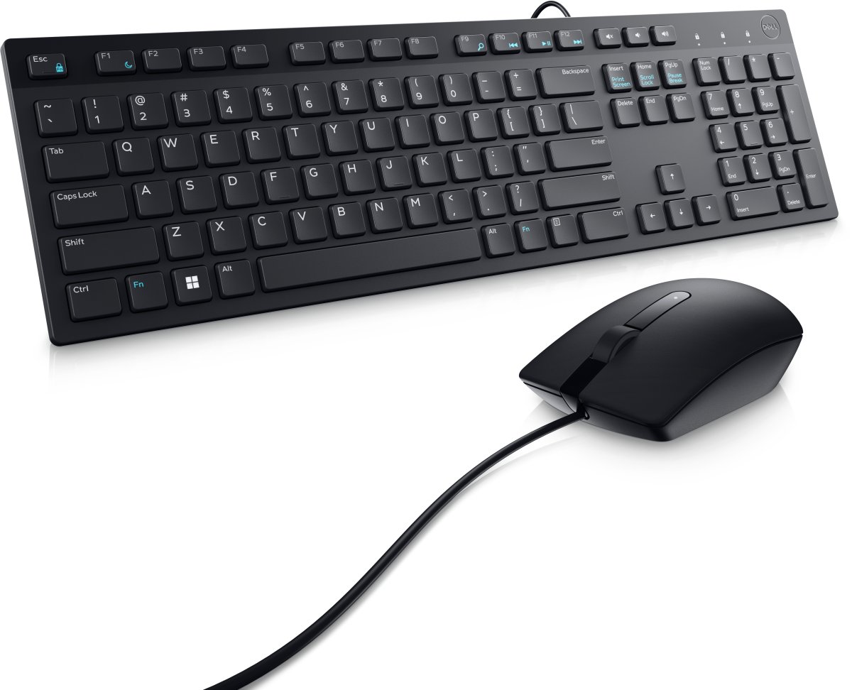 Kit Teclado y Mouse Dell KM300C Alámbrico USB Español Color Negro - imagen 3