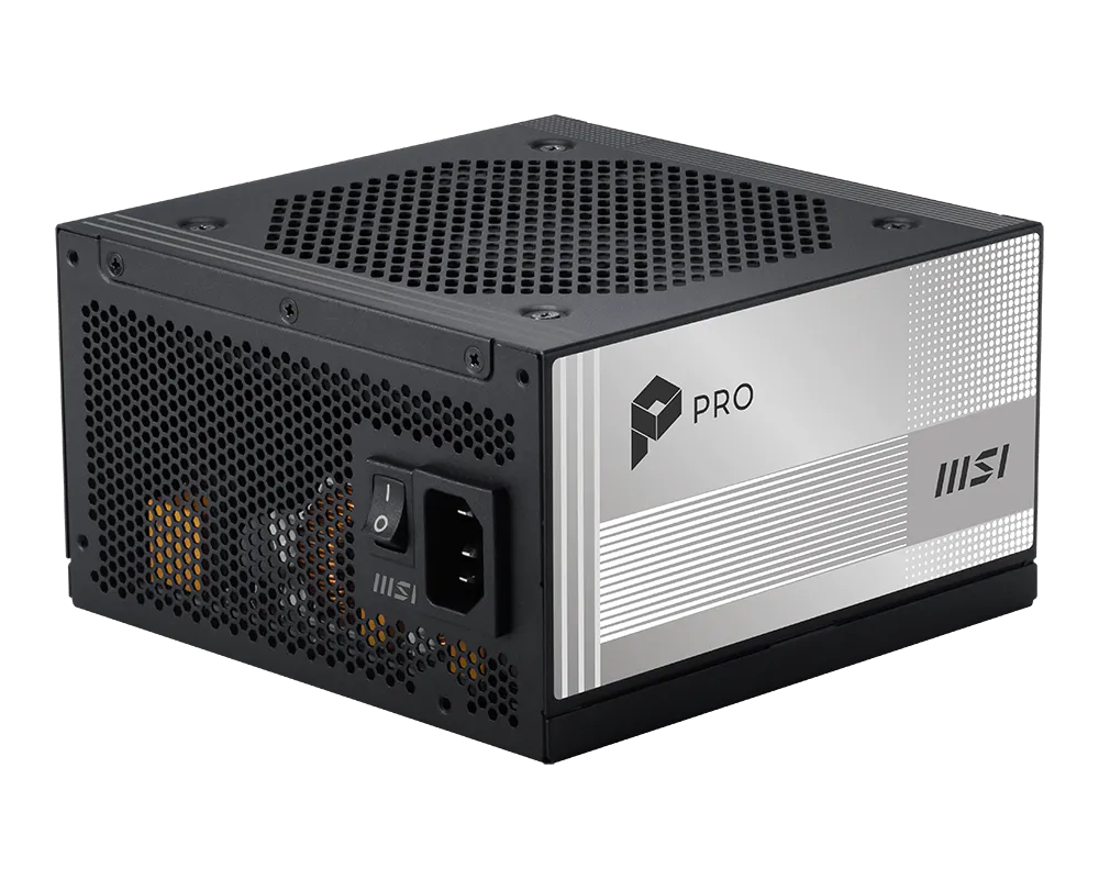 Fuente de Poder 850W 80+Platinum MSI PRO A850PL PCIE5, Modular, 1x 24pin, 2x 8pin CPU, 3x 8pin PCIE, 1x 12VHPWR - imagen 3