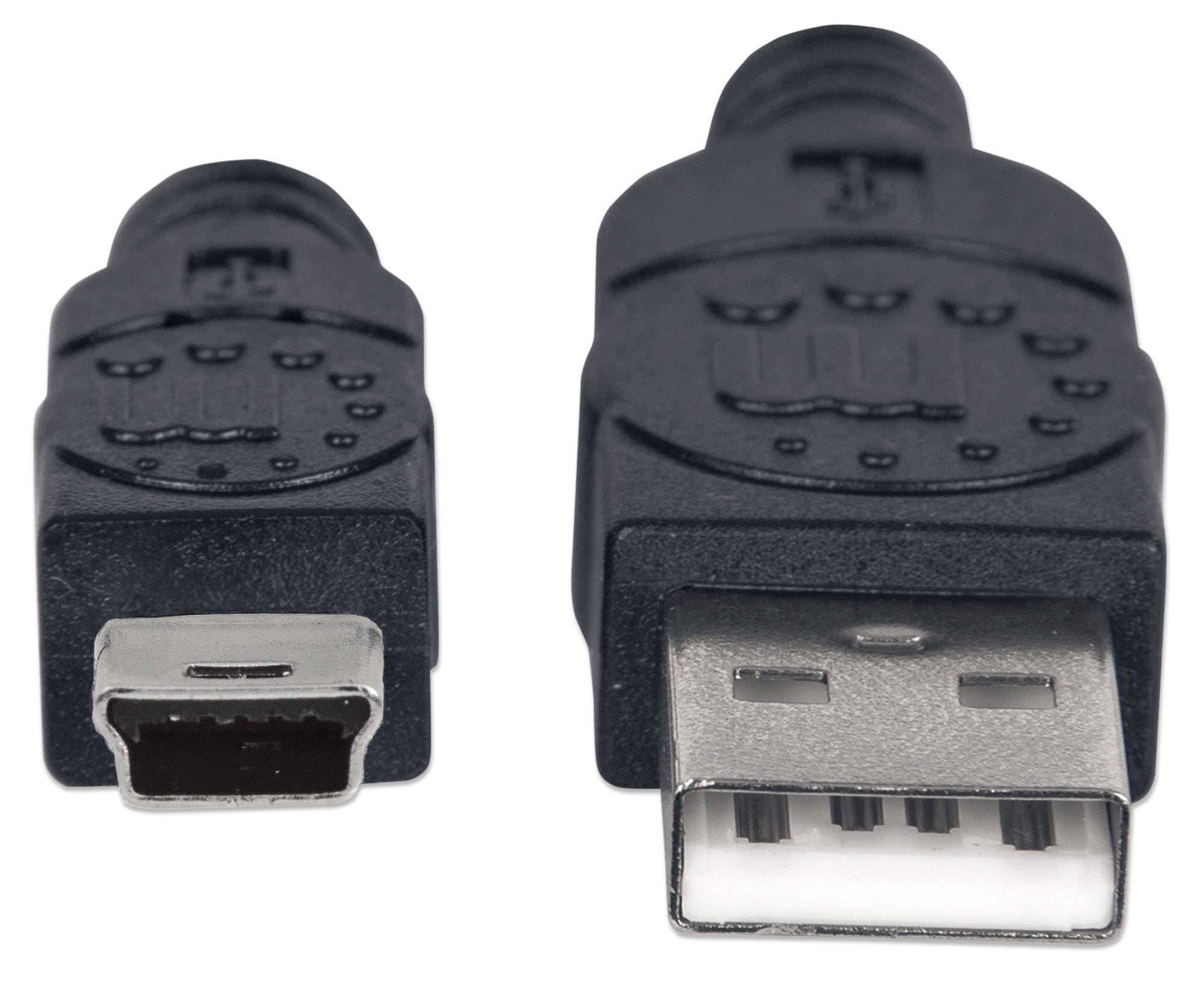 Cable Mini USB-B a USB-A 2.0 1.8m Manhattan 333375, Cubierta de Plastico, Color Negro - imagen 3