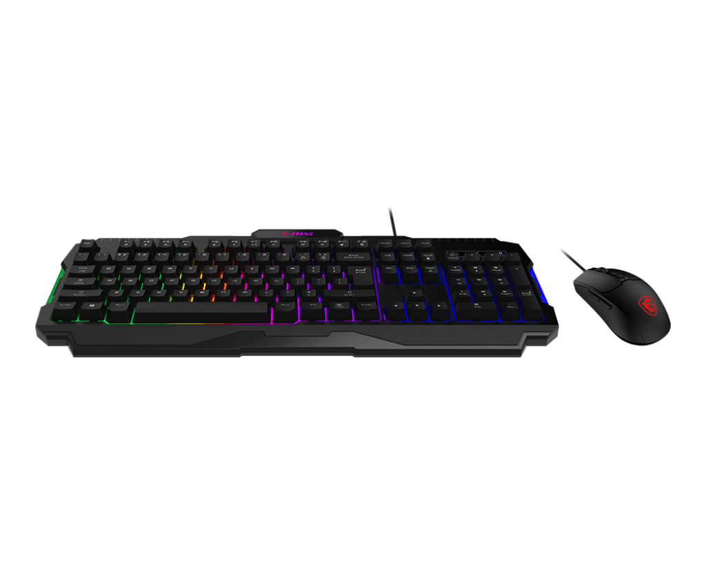 Kit teclado y mouse MSI Forge GK100 negro - imagen 4