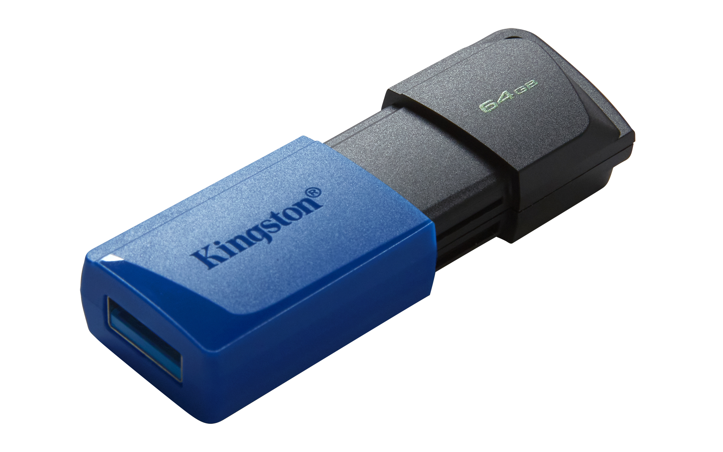 Memoria USB-A 64GB Kingston DataTraveler Exodia M, USB 3.2 Gen 1, Color Negro/Azul - imagen 4
