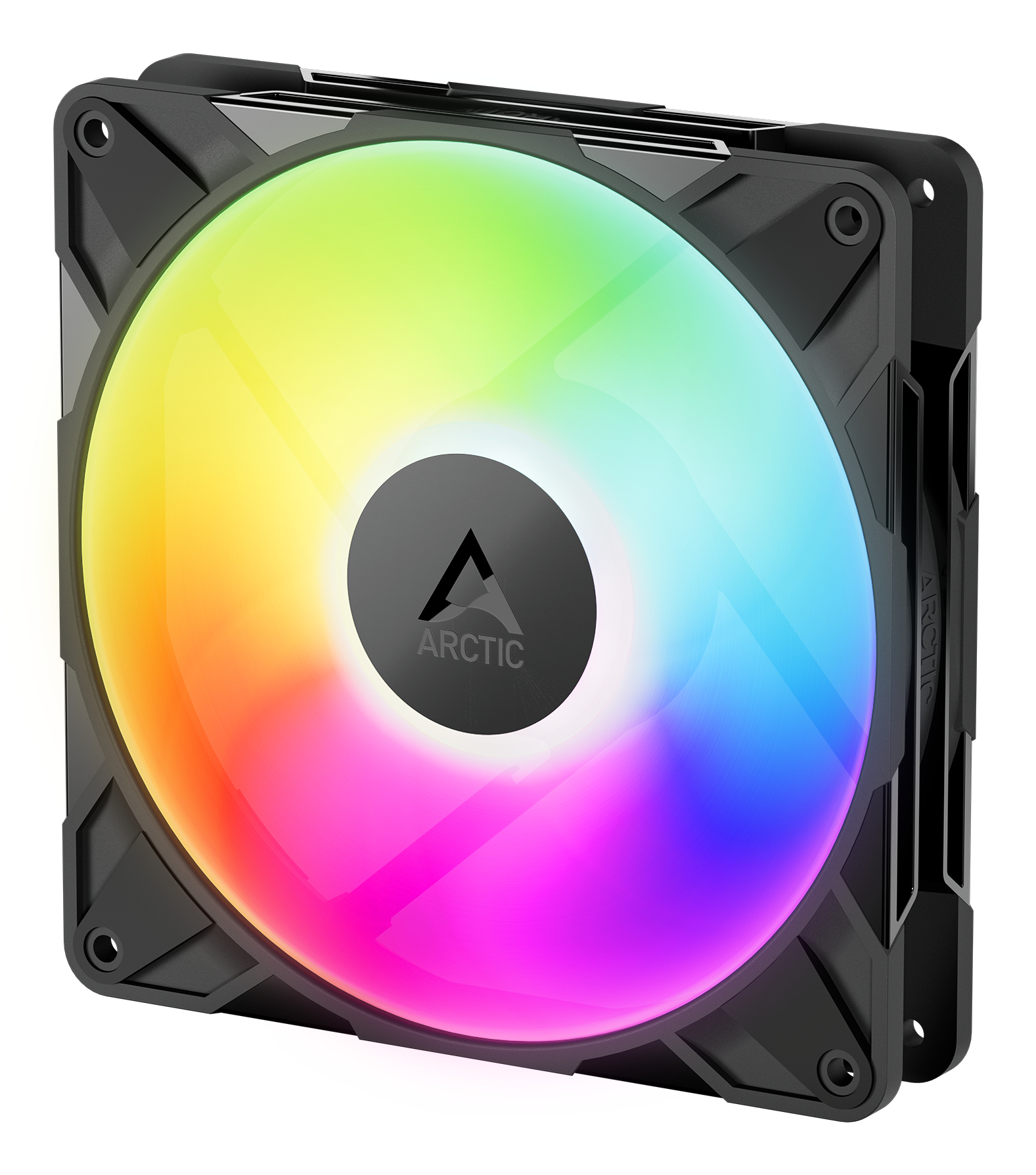 Kit de 3 Ventiladores 140mm Arctic P14 Pro A-RGB, 2500 RPM, Sistema en Cadena, Color Negro