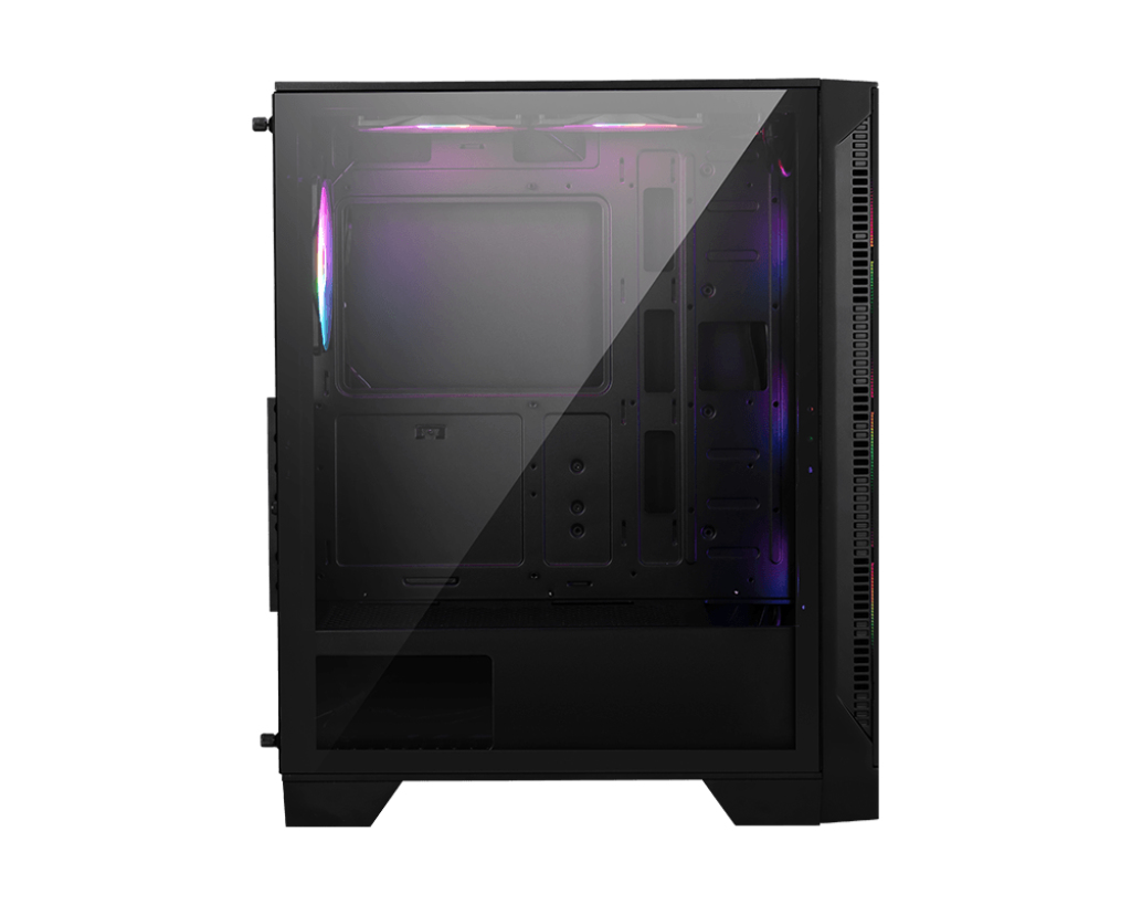 Gabinete ATX MSI MAG FORGE 120A AIRFLOW, Incluye 6 Fans 120mm RGB, Radiador 240mm Max, Color Negro