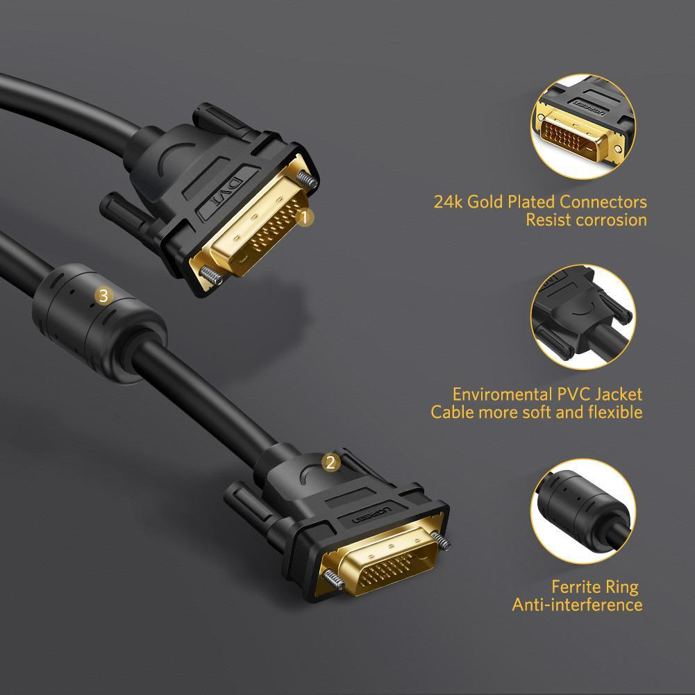 Cabe DVI-D Ugreen 11607 - imagen 2