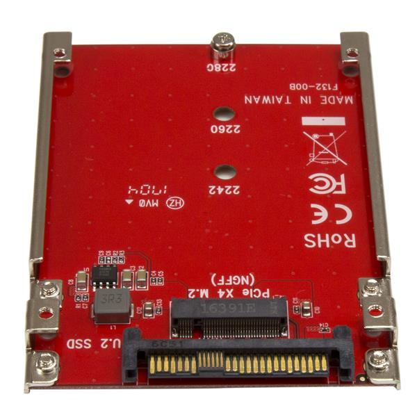 Tarjeta adaptador de SSD M.2 NVME A U.2 2.5" Startech. U2M2E125