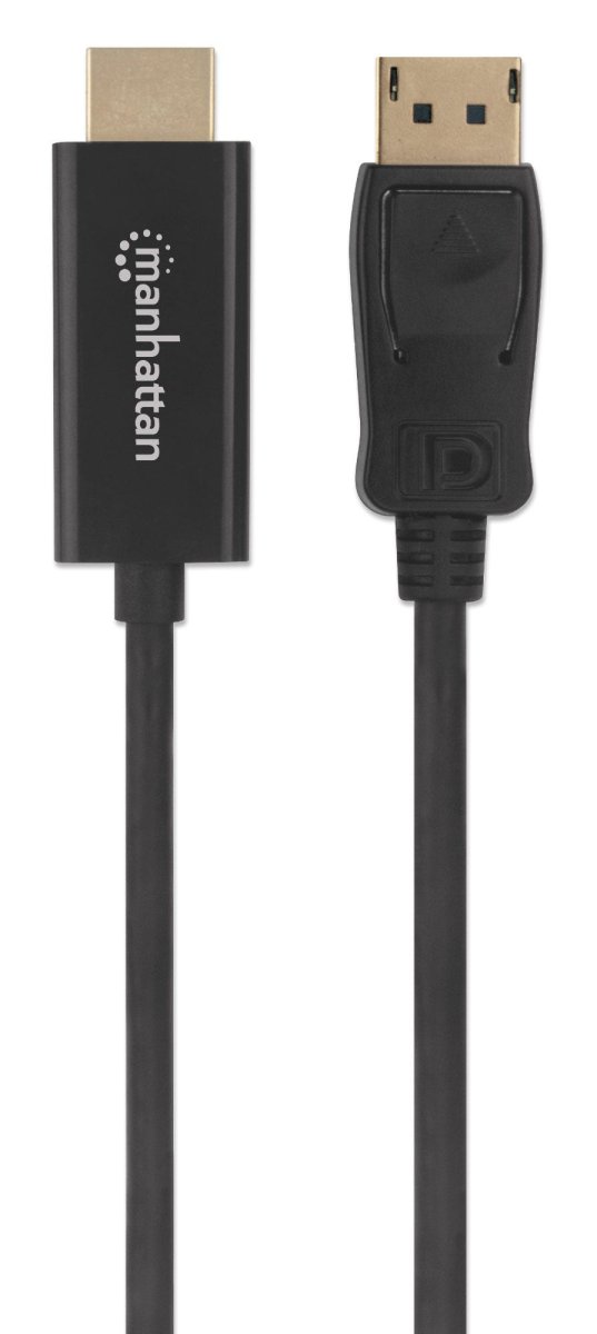 Cable Adaptador de Video 1.8m DisplayPort a HDMI Manhattan 152679, 1080p 60Hz, Color Negro - imagen 4