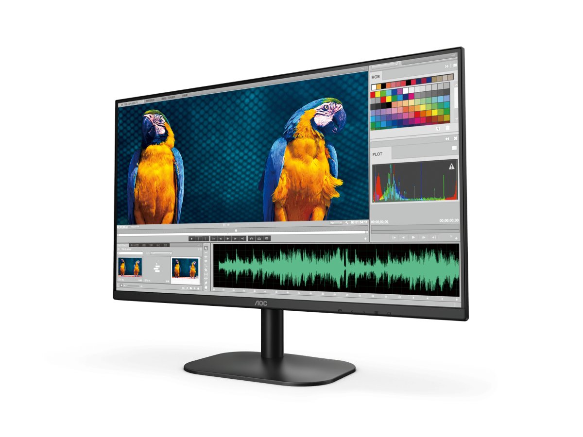Monitor 22" 1920x1080 100Hz 1ms, AOC 22B2HM2, Panel VA, 1 HDMI + 1 VGA, VESA 100mm - imagen 3
