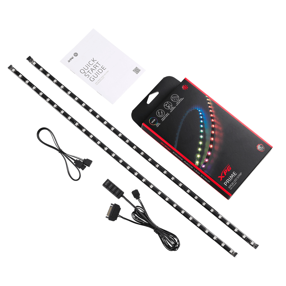 Par de Tiras LED ARGB XPG Prime, 60cm cada una - imagen 5