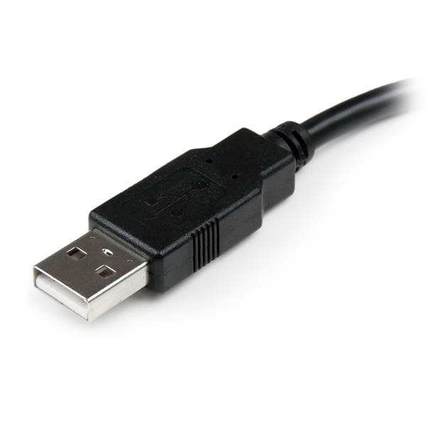 Extensión USB-A 2.0 15cm Startech USBEXTAA6IN, 480Mbps Color Negro - imagen 2