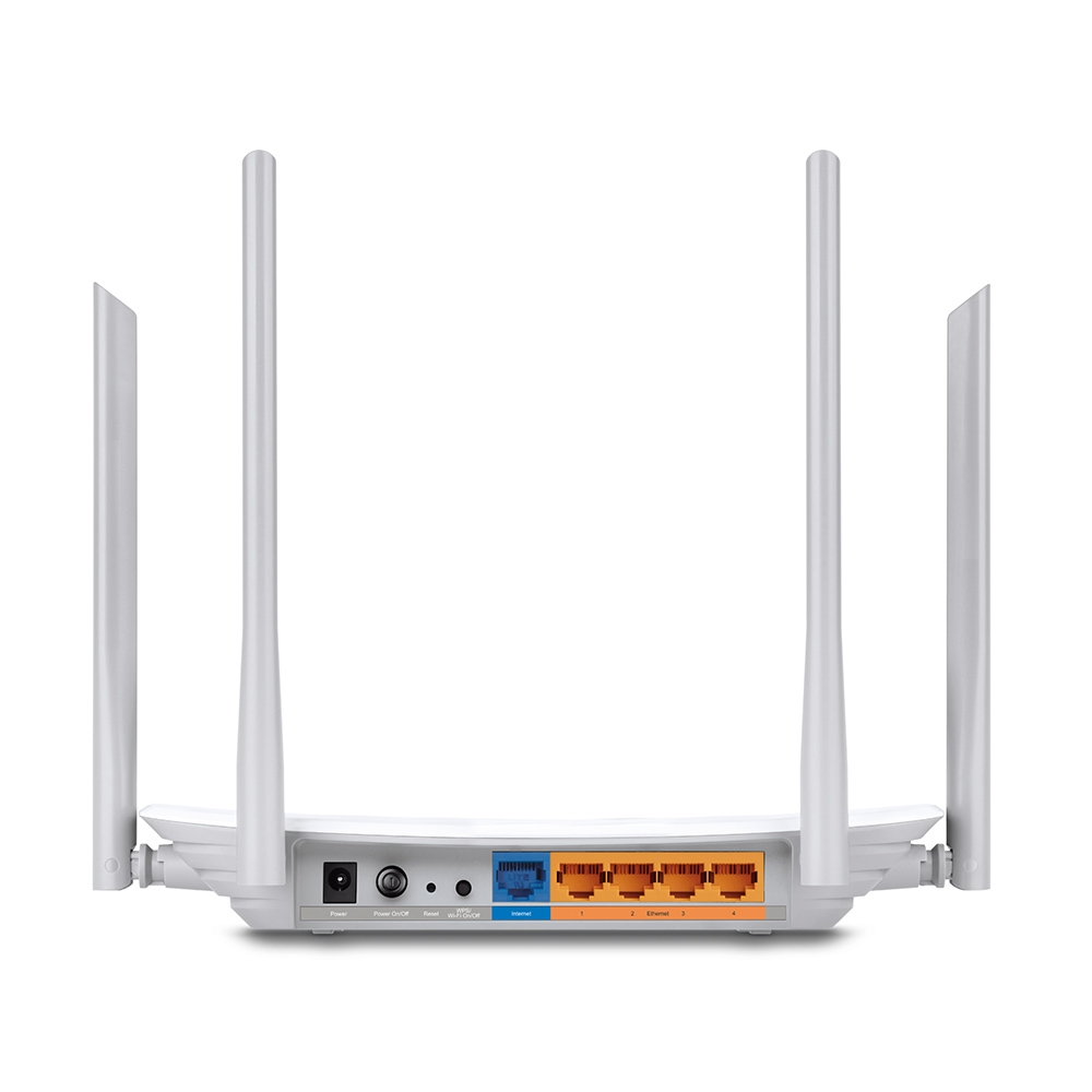 Router Wi-Fi Doble Banda Tp-Link AC1200 Archer C50, Puertos 10/100, Wi-Fi 5 2.4GHz 300Mbps/5GHz 867Mbps, Uso Interior - imagen 3
