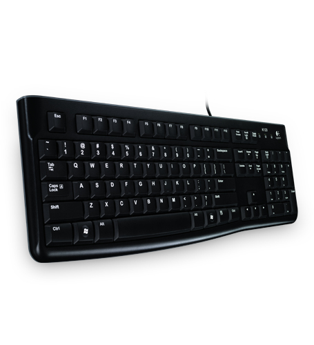 Teclado Alámbrico Logitech K120, Color Negro, Español