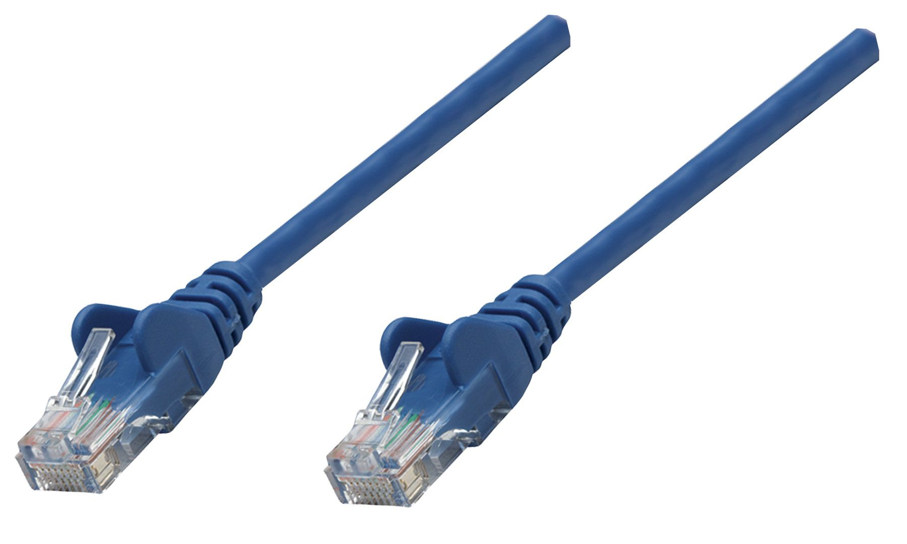 Patch Cord Cat6A 4.2m Intellinet 741507, Blindado, Hasta 10Gbps, Color Azul