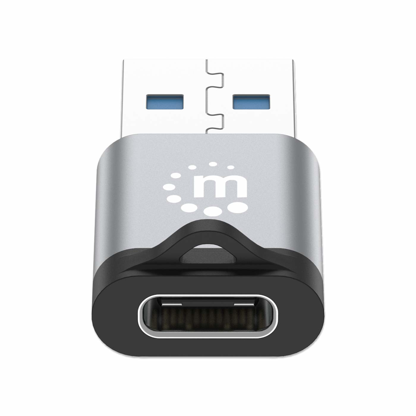 Adaptador USB-A Macho a USB-C 3.2 Gen 1 Hembra Manhattan 356305, 5Gbps, Hasta 3A, Color Negro - imagen 3