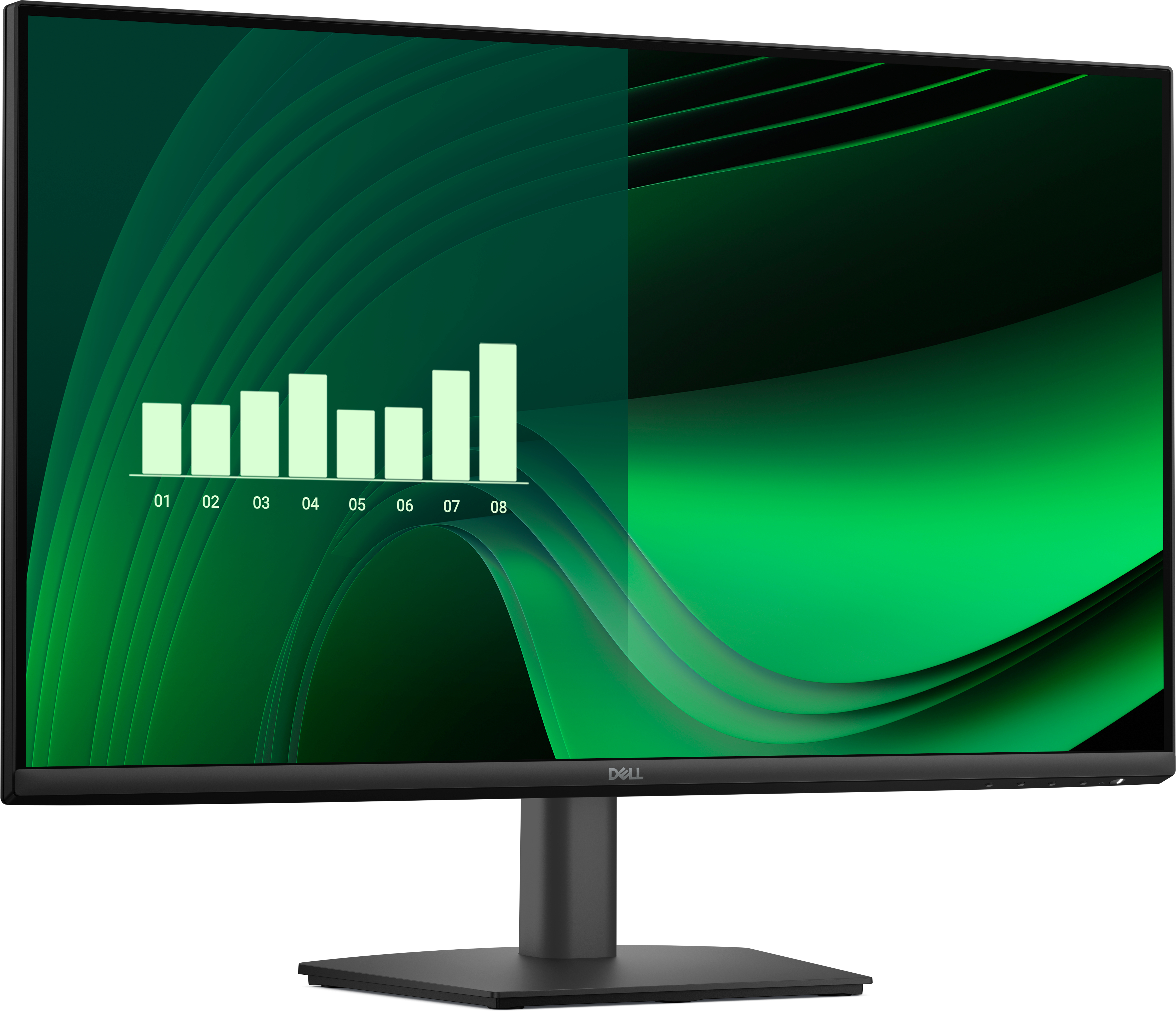 Monitor 27" 1920x1080 100Hz 5ms, Dell Pro E2725HM, Panel IPS, 1 HDMI + 1 DisplayPort + 1 VGA, VESA 100mm, Color Negro - imagen 2
