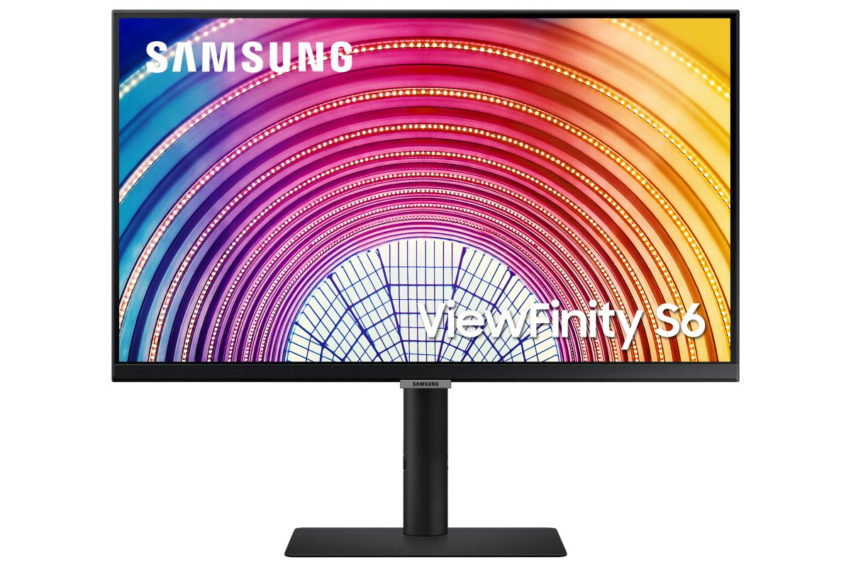 Monitor 24" 2560x1440 100Hz 5ms, Samsung ViewFinity S6, 1 DisplayPort + 1 HDMI, VESA 100mm - imagen 3