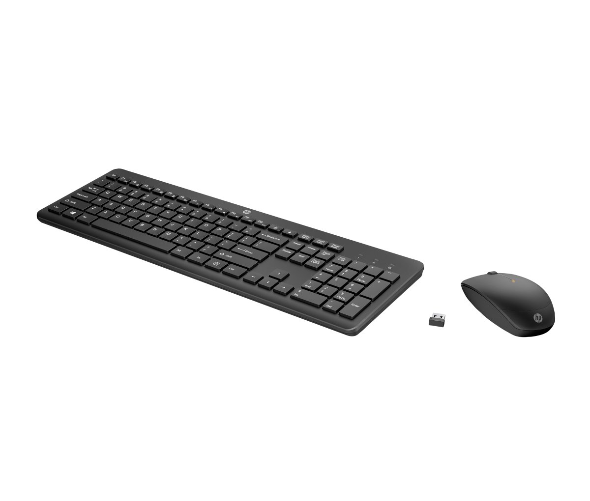 Kit de Teclado y Mouse HP 235, Inalámbrico RF, Negro, Español - imagen 2