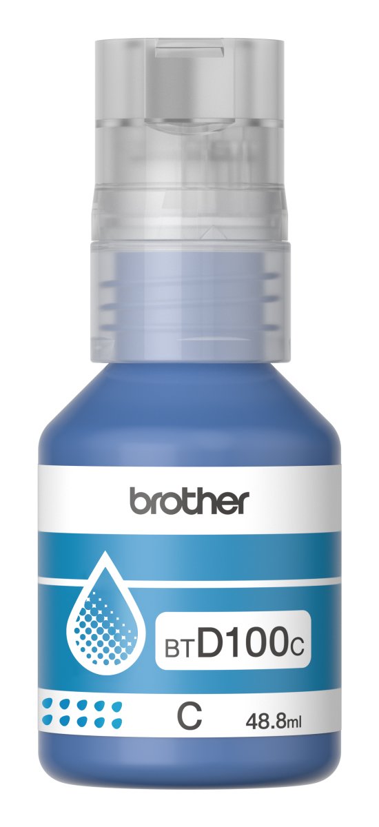 Botella Brother BTD100C, cian, 5,000 páginas - imagen 2