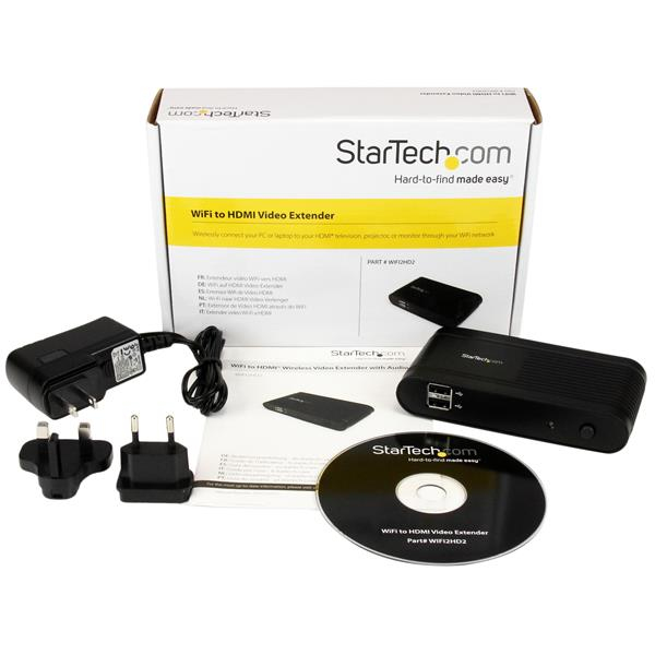 Extensor de Video Inalámbrico WiFi a HDMI Startech WIFI2HD2, 1080p, WiFi 802.11n/g, Requiere alimentación, Color Negro - imagen 4