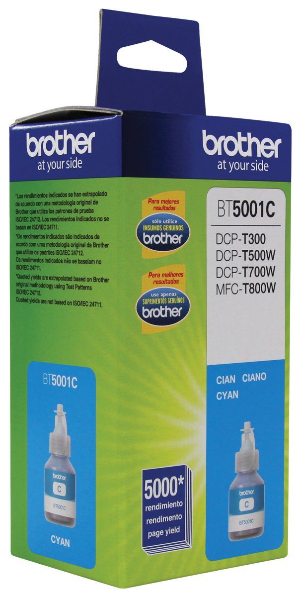 Botella Brother BT5001C, cian, 5,000 páginas - imagen 3